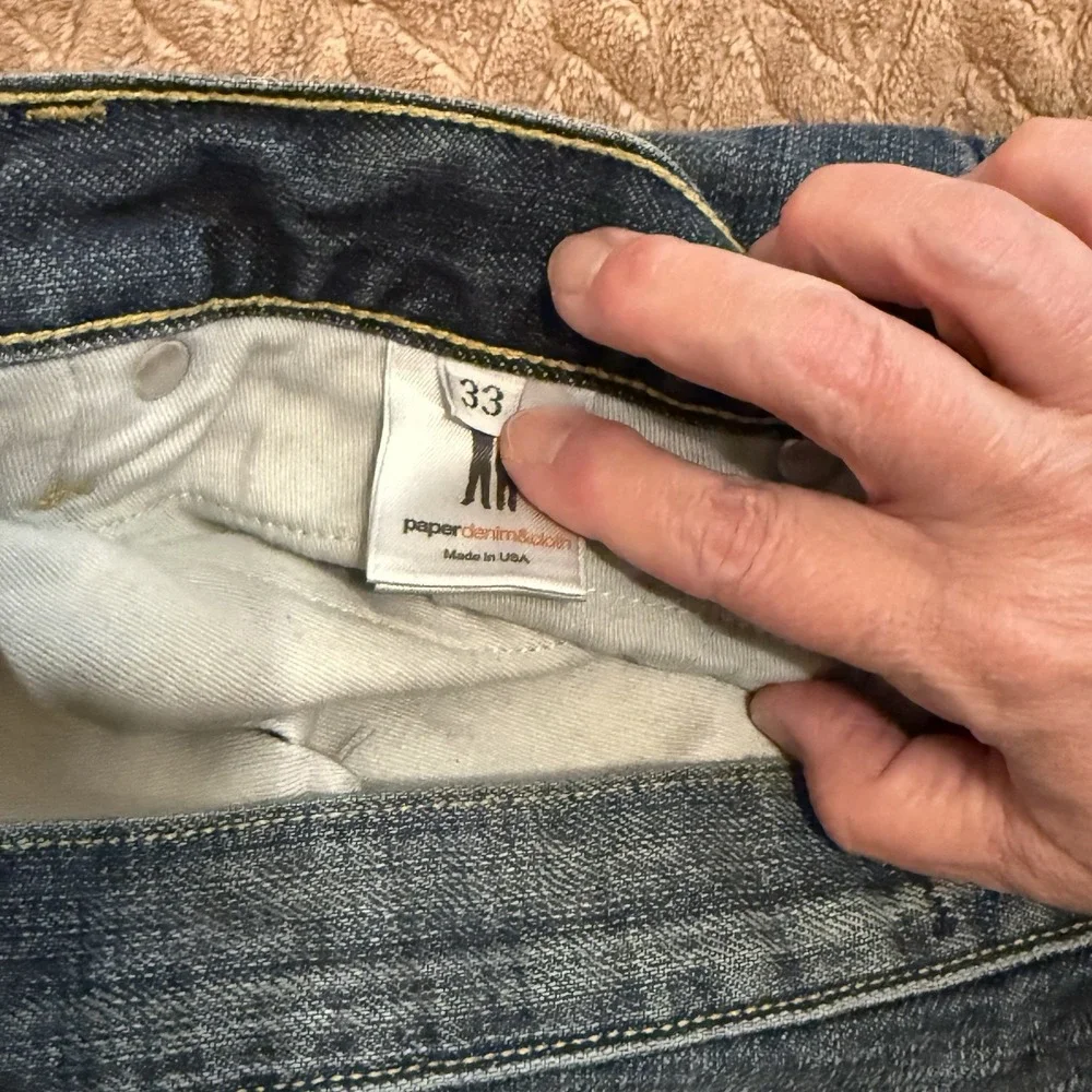 Paper Denim & Cloth Womens 33X36 Jeans Model 38948 Flare Leg Cottagecore Western - Picture 9 of 10